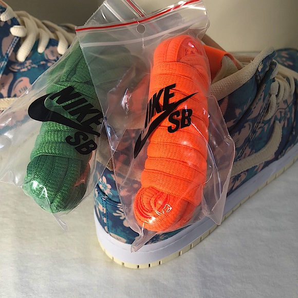 Nike Hi SB Dunk High Pro QS Aquamarine Hawaiian Cream Men’s Shoes Size 10.5 - Picture 9 of 16